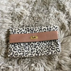 J. Crew Cheetah Clutch